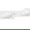 Mexen Otis double built-in countertop basin 161 x 46.5 cm, white gloss - 25181600D