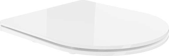 Mexen slow-closing slim toilet seat, duroplast, white gloss - 39224000