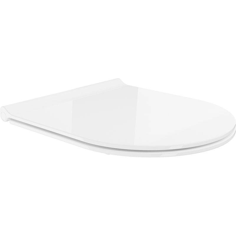 Mexen soft close toilet seat, Thermosetting polymer, White - 39050100
