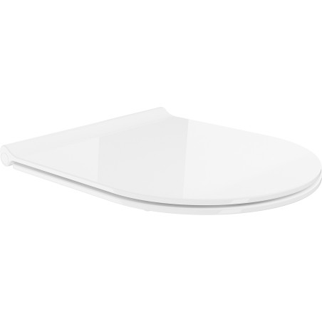 Mexen slow-closing slim toilet seat, duroplast, white gloss - 39050100