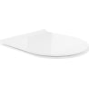 Mexen slim soft-close toilet seat, duroplast, glossy white - 39050100