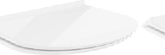 Mexen slim soft-close toilet seat, duroplast, glossy white - 39050100