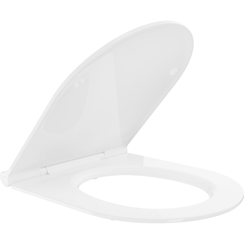 Mexen slow-closing slim toilet seat, duroplast, white gloss - 39050100