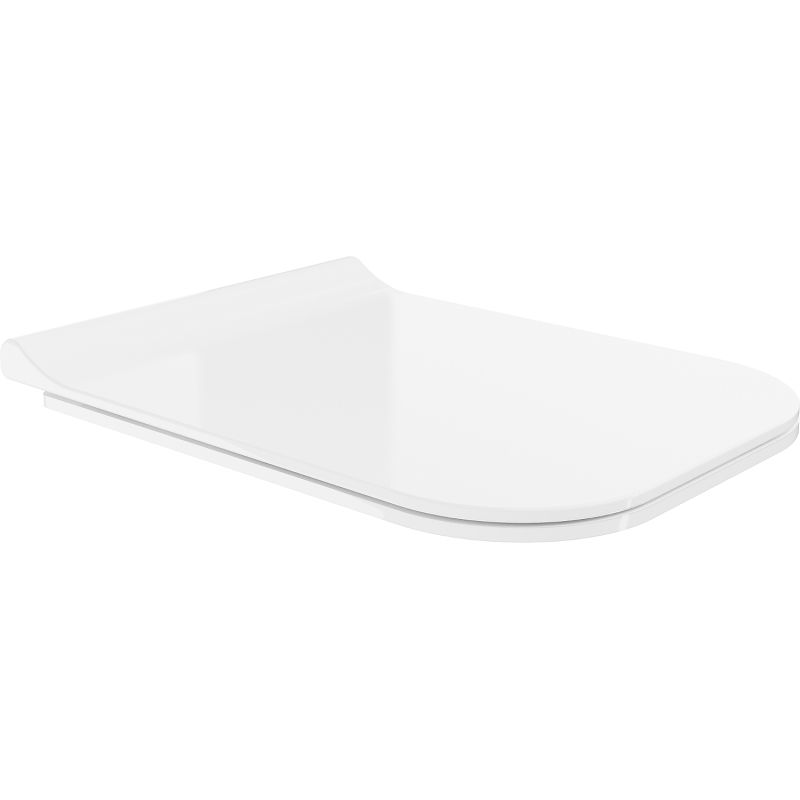 Mexen soft close toilet seat, Thermosetting polymer, White - 39070100