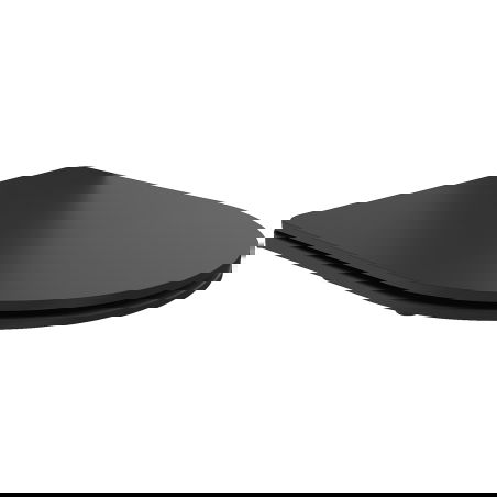 Mexen soft-close slim seat, duroplast, black matte - 39224085