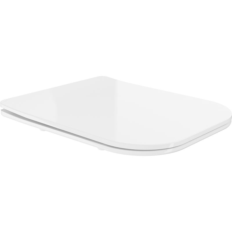 Mexen soft close toilet seat, Thermosetting polymer, White - 39060100