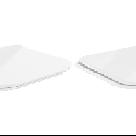 Mexen soft close toilet seat, Thermosetting polymer, White - 39060100