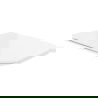 Mexen soft close toilet seat, Thermosetting polymer, White - 39060100
