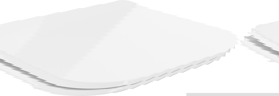 Mexen soft close toilet seat, Thermosetting polymer, White - 39060100