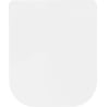 Mexen slim slow-closing toilet seat, duroplast, white gloss - 39060100