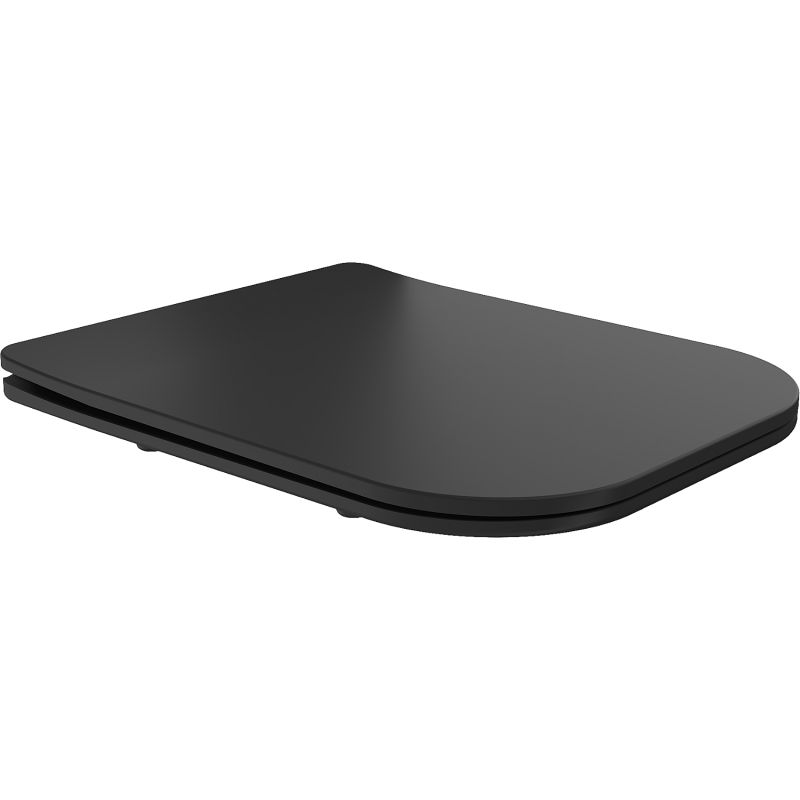 Mexen soft close toilet seat, Thermosetting polymer, Black - 39060185