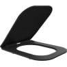 Mexen Teo Slim Soft-Close Toilet Seat, Duroplast, Matte Black - 39060185