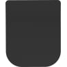 Mexen Teo Slim Soft-Close Toilet Seat, Duroplast, Matte Black - 39060185