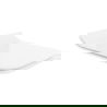 Mexen soft close toilet seat, Thermosetting polymer, White - 39080100