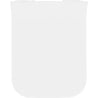Mexen slim soft-close toilet seat, duroplast, white gloss - 39080100
