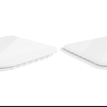 Mexen soft close toilet seat, Thermosetting polymer, White - 39090100