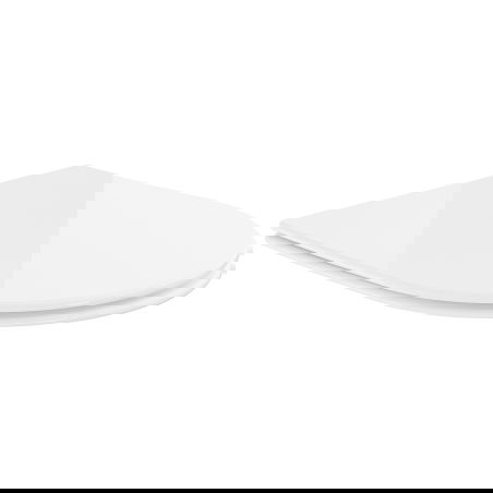 Mexen soft close toilet seat, Thermosetting polymer, White - 39040100