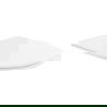 Mexen soft close toilet seat, Thermosetting polymer, White - 39040100