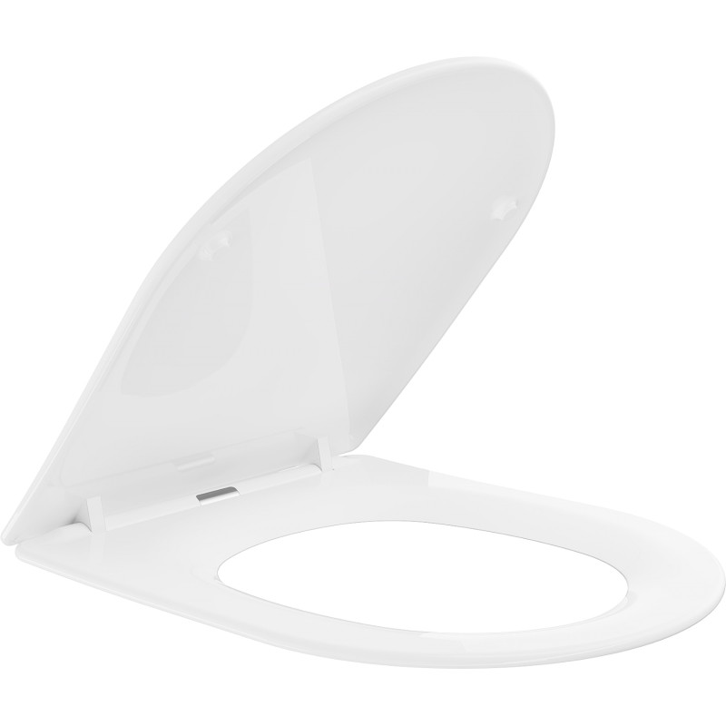 Mexen soft-close slim seat, duroplast, white gloss - 39040100