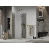 Mexen Lima Duo folding shower cabin 80 x 80 cm, transparent, gold - 856-080-080-50-00-02
