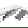 Mexen X-ST polystyrene casing LED for rectangular bathtub 120-150 x 70-90 cm, white - 55020-01