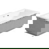 Mexen X-ST polystyrene casing LED for rectangular bathtub 120-150 x 70-90 cm, white - 55020-01