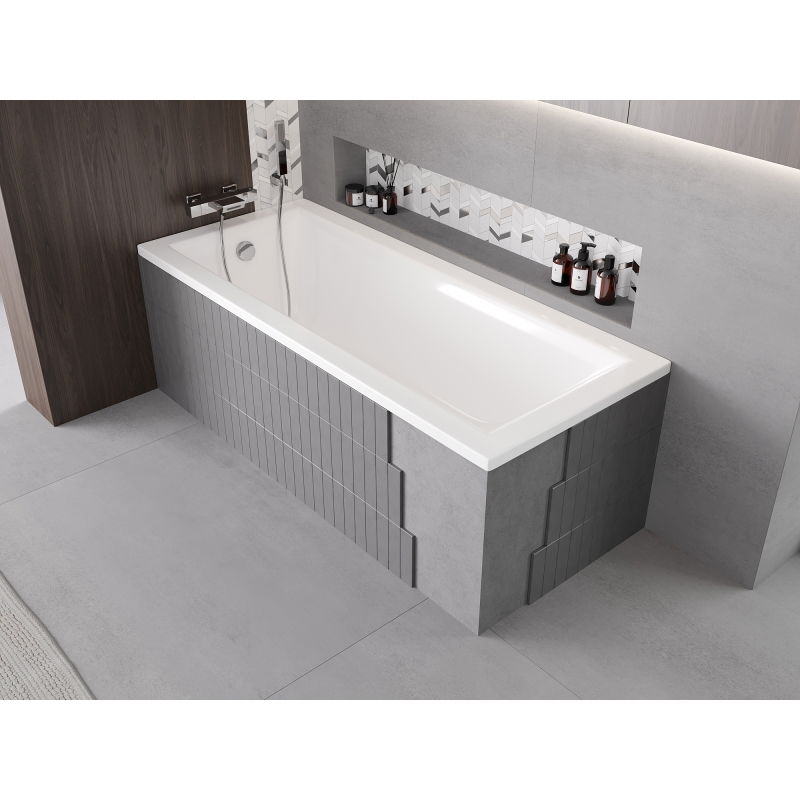 Mexen X-ST polystyrene casing for rectangular bath 160-190 x 70-90 cm, white - 55021-00