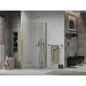 Mexen Lima Duo folding shower cabin 90 x 90 cm, transparent, gold - 856-090-090-50-00-02