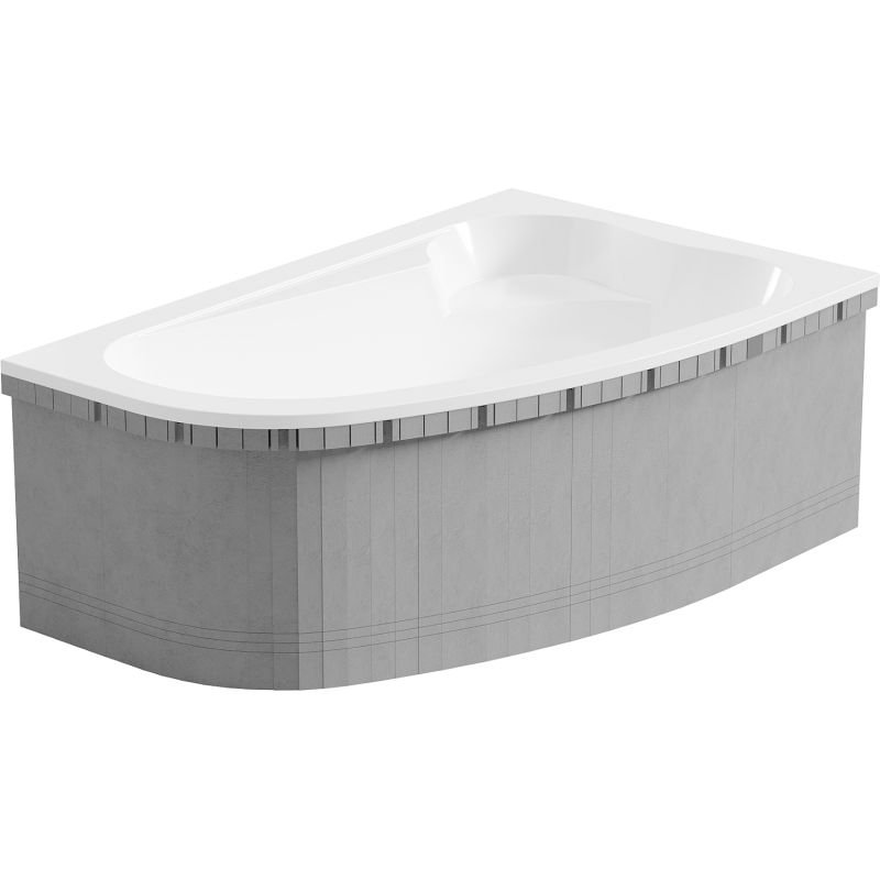 Mexen X-ST polystyrene casing for a corner bathtub 240 cm, white - 55022-00