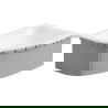 Mexen X-ST Styrofoam Casing for Corner Bathtub 240 cm, White - 55022-00