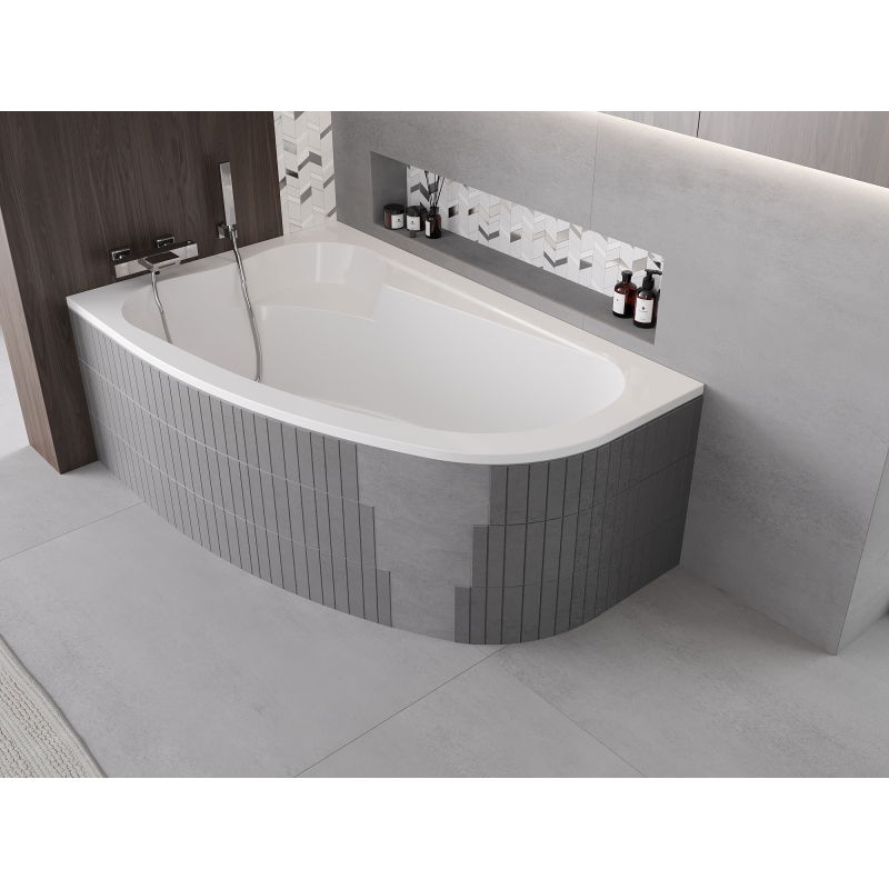 Mexen X-ST polystyrene casing for a corner bathtub 240 cm, white - 55022-00