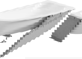 Mexen X-ST Styrofoam Casing LED for Corner Bathtub 240 cm, White - 55022-01