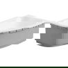 Mexen X-ST Styrofoam LED casing for corner bathtub 240 cm, white - 55022-01