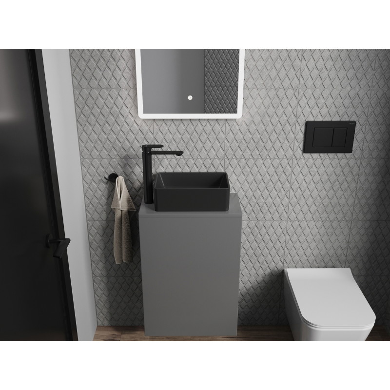 Mexen Nadia countertop sink 36 x 23 cm, black matte - 21613685