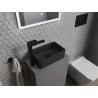 Mexen Nadia countertop sink 36 x 23 cm, black matte - 21613685