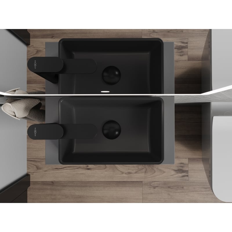Mexen Nadia countertop sink 36 x 23 cm, black matte - 21613685