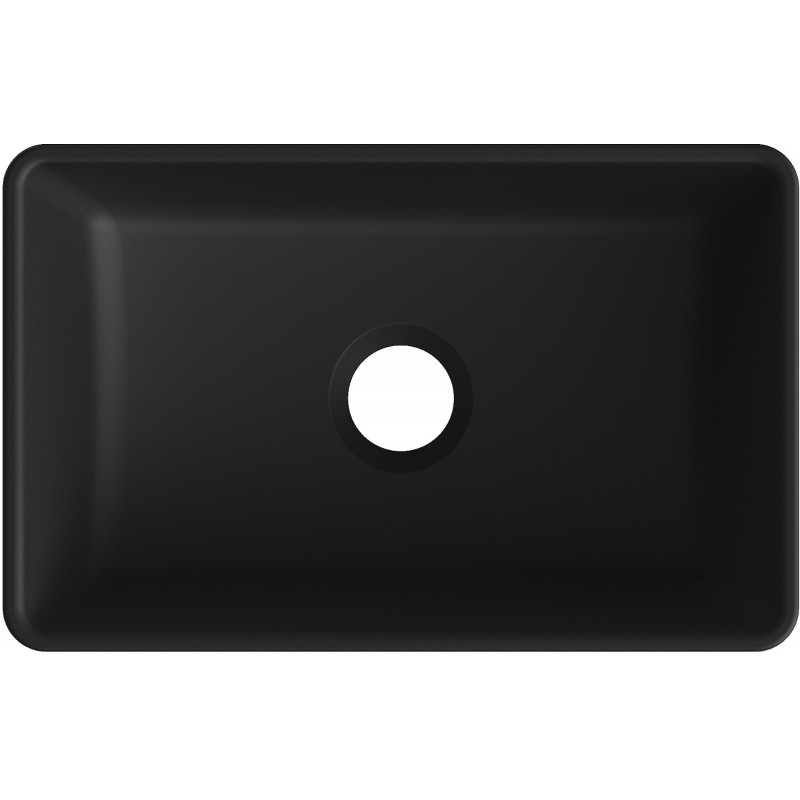 Mexen Nadia countertop sink 36 x 23 cm, black matte - 21613685