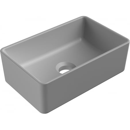 Mexen Nadia countertop washbasin 36 x 23 cm, Light Grey matt - 21613661
