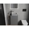 Mexen Nadia countertop washbasin 36 x 23 cm, Light Grey matt - 21613661
