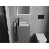 Mexen Nadia countertop basin 36 x 23 cm, white/black rim - 21613607
