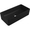 Mexen Nadia countertop washbasin 46 x 23 cm, Black matt - 21614685
