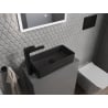 Mexen Nadia countertop washbasin 46 x 23 cm, black matte - 21614685