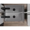 Mexen Nadia countertop basin 46 x 23 cm, light grey matte - 21614661