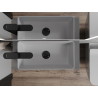 Mexen Nadia countertop washbasin 46 x 23 cm, light gray matte - 21614661