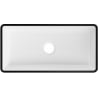Mexen Nadia countertop washbasin 46 x 23 cm, white/black edging - 21614607
