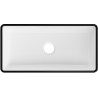 Mexen Nadia countertop washbasin 46 x 23 cm, white/black rim - 21614607