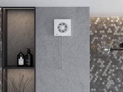 Mexen DXS 100 bathroom fan, pull cord switch, white - W9603-100K-00