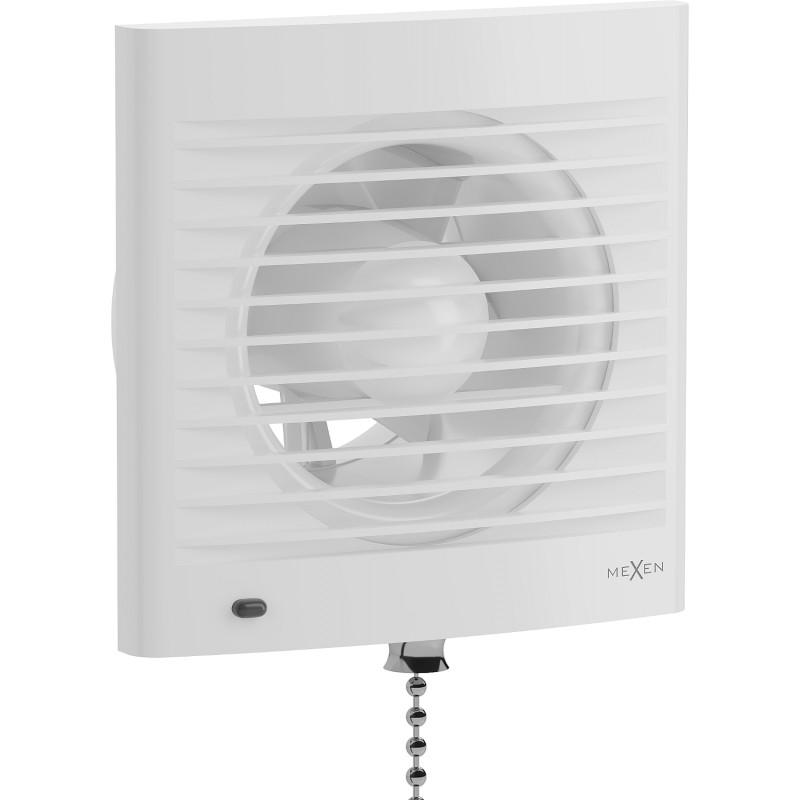 Mexen EXS 100 bathroom fan, pull cord switch, white - W9604-100K-00