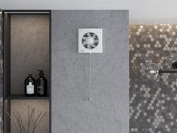 Mexen EXS 120 bathroom fan, pull switch, white - W9604-125K-00