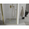 Mexen Lima folding shower door 90 cm, Transparent, Gold - 856-090-000-50-00